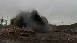 Warren Power Plant Implosion