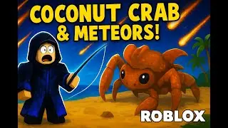 Coconut crab and meteor shower! In Bee Swarm Simulator | Roblox!