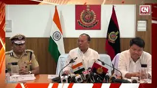 &ldquo;IGP Law & Order Chukhu Apa addresses the media on the surrender of UTA cadres