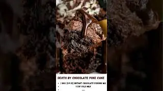 Death By Chocolate Poke Cake