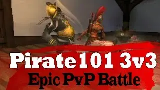 Pirate101 PvP Level 70 3v3 With Full Voice Commentary.