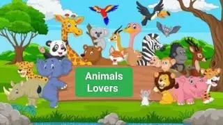 Animals Sound With Animals Name :- Dog, Hippo, Elephant, Zebra,Bear, Chimpanzee,Lion.#Animalslovers
