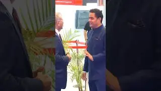 Akash Ambani Candid Conversation With Bharti Airtel Chairman Sunil Mittal At Indian Mobile Congress