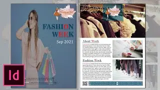 Flyer Design| Adobe InDesign CC | Two sided flyer | Icon create Adobe illustrator | step by step