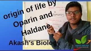 Theory of Origin of life by Oparin and Haldane Chemogeny part
