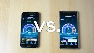 OnePlus 3 vs HTC 10 Internet Speed Test Comparison!