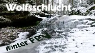 WinterWolves FPV Drone | Wolfsschlucht Winter Snow Frozen Cinematic Music 4k