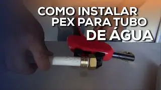 Como instalar registros e conexões em tubo PEX