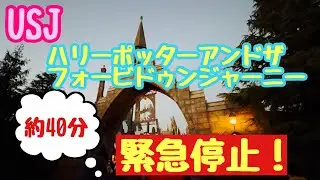 【USJ】2022.1.2（日）ハリーポッター・アンド・ザ・フォービドゥン・ジャーニー緊急停止！