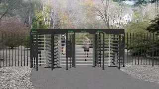 PT series full height turnstile,  sturdy body, easy to install large identification equipment