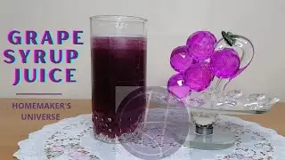 Grape syrup | Grape juice | Easy grape juice | Grape pulp preservation