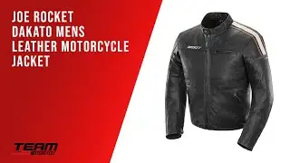 Joe Rocket Dakato Mens Leather Motorcycle Jacket