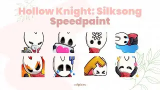 Hollow Knight Silksong Hornet Emotes | CSP Speedpaint