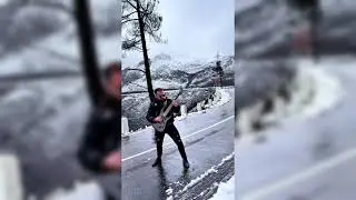 Void in Me | Straight Against Fall &ndash; Guitar Playthrough in Snowy Mountains 🤘❄️