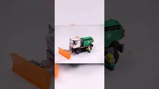 This LEGO Truck Actually Clears Snow! 💥❄️