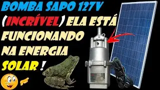 Bomba Submersa Sapo 127v na Energia Solar Off-Grid ! 31 12 2022