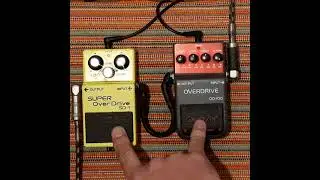 Groovin OD-100 Overdrive vs Boss SD-1 Super Overdrive - Antes e depois da Modifica&ccedil;&atilde;o