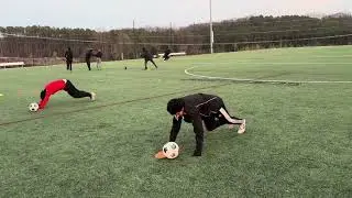 Core work, fitness , Ball mastery 