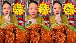 ASMR Spicy Braised Pork Trotters Mukbang | Satisfying Big Bites Chinese Food Eating Show