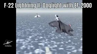 F-22 Lightning II | Dogfight with EF-2000 (Ending Cutscene) | Gameplay Walkthrough | 720p