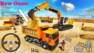 City Road Builder Construction 3D -Highway JCB Excavator Simulator -Android GamePlay2026