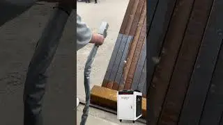 fiber laser cleaning machine for rust removal, paint removal, and oil removal