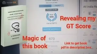 Revealing my Marrow Grand tests score for NEET PG and INICET 