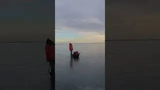 Spudding Lake Simcoe At Big Bay Point