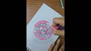 #meditativemandalaart #mandaladrawing #zentanglelegend #mandalaart #zenpatterns #mandala #zenmandala