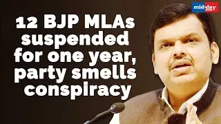 12 BJP MLAs suspended for one year, party smells conspiracy