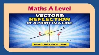 Vectors: Reflection of a Point in a Line