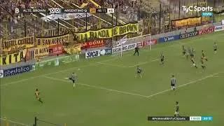 Gol de Rodrigo Acosta. Almirante Brown 1-0 Argentino de Quilmes. Torneo Apertura - B Metro 2019.
