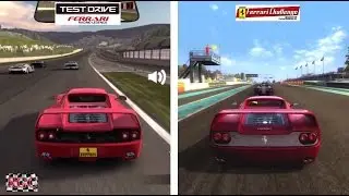 Test Drive Ferrari Racing Legends vs Ferrari Challenge - Ferrari F50 Graphics & Sound Comparison