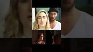 Ashley Johnson and Troy Baker The Last of Us Funny #shorts #thelastofus