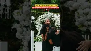South African all rounder Chloe Tryon engaged to  Michelle Nativel #Chloetryon  #Cricket #shorts