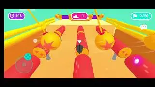 Всем привет сегодня играем в игру fall.io