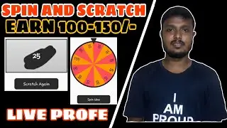 Spin And Scratch Win Best App 2021 || Spin And Scratch To Win Real Money ? || Spin To Win Real Money