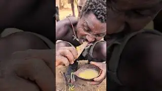 Wow This is mostly delicious and preferredfood in tribe#villagelife #tiktok#africatribes #hadzabe
