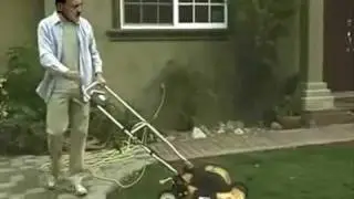 Fegelein Tampers with Hitler's Lawnmower!!
