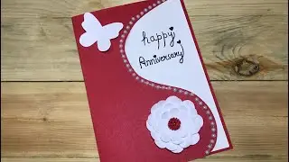 Handmade Anniversary Card Tutorial | Greeting Card for Wife/Husband/Boyfriend/Girlfriend