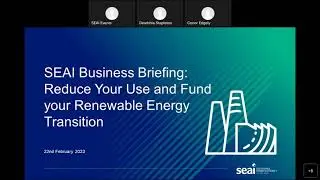 SEAI SME Business Briefing | Reduce Your Use & Fund your Renewable Energy Transition