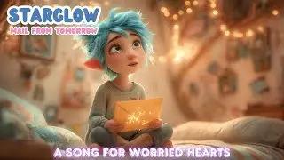 Starglow Mail from Tomorrow 🌟 | Bedtime Song for Anxious Kids & Worried Minds