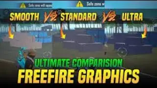 Free Fire Graphics Comparison :: Smooth Vs Standard Vs Ultra | Freefire Best Graphic Settings 2021