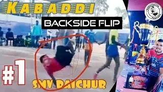 Do-Or-Die Raid KABADDI | backside flip