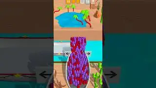 Escalators Game Levels 11-12 | Epic Crowd Run! 🎮 #shorts  #escalatorsgame