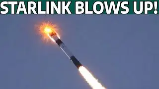 Спутник Starlink компании SpaceX взорвался &mdash; первый в истории взрыв запечатлен на камеру!