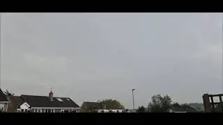 Incredible lightning strike & loud crack of thunder over Ivybridge Devon 08th September 2021 (HD)