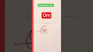 Om signature style #om name signature style #O letter signature style #O signature