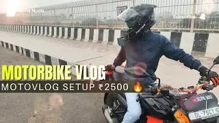 Motovlog Setup for Beginners 😱 | Helmet Camera + Budget Setup Review