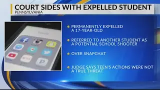 Court sides with 17-year-old expelled student